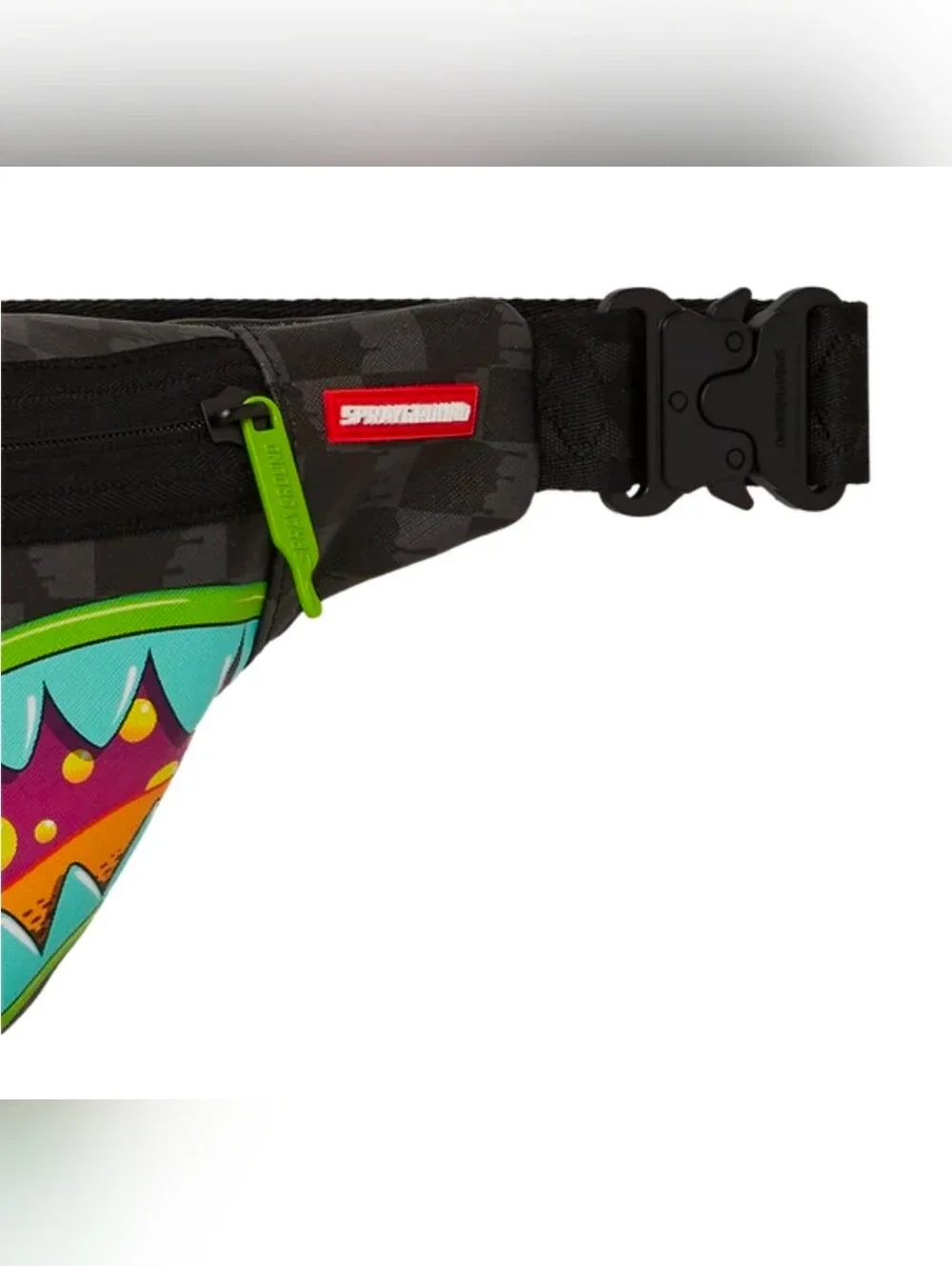 SPRAYGROUND SLIME TAKEOVER SAVVY CROSSBODY UNISEX